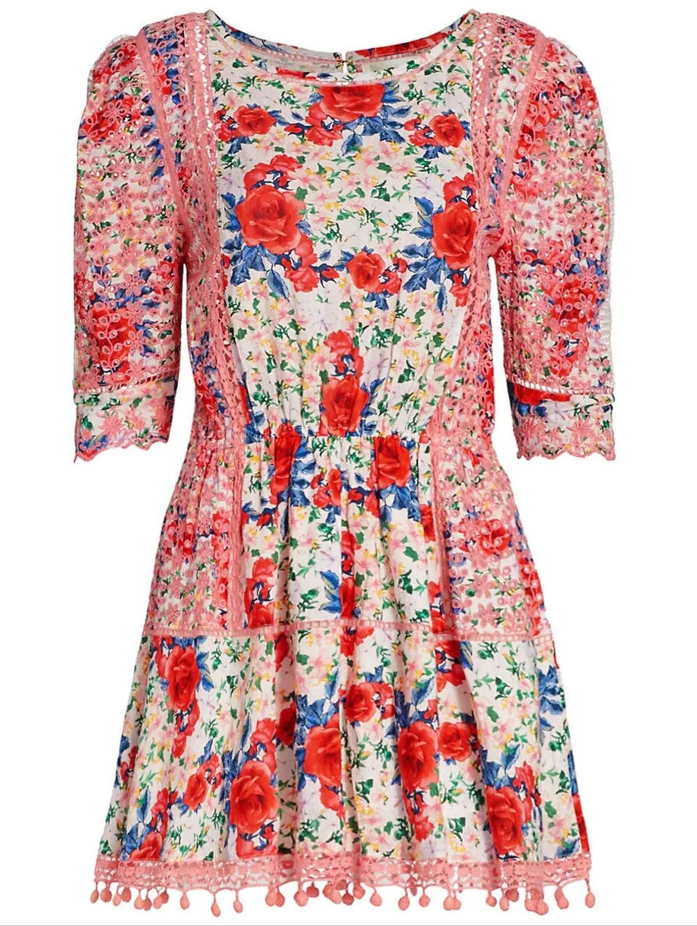 LSF Novalie Embroidered Floral Mini Dress LoveShackFancy Siize Small